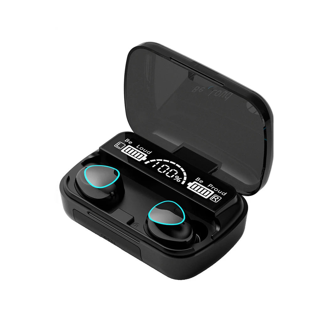 PowerSound Pro 5.3 – HiFi Waterproof Earbuds with LED Display